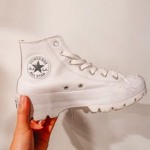 White Lugged Converse
